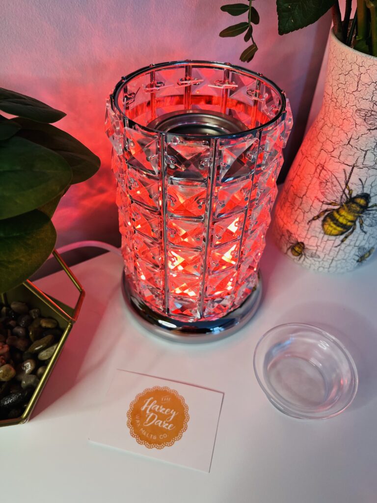electric wax burner silver