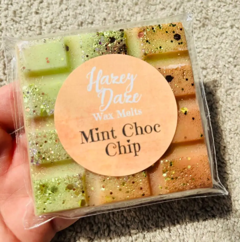 Mint choc chip wax melt