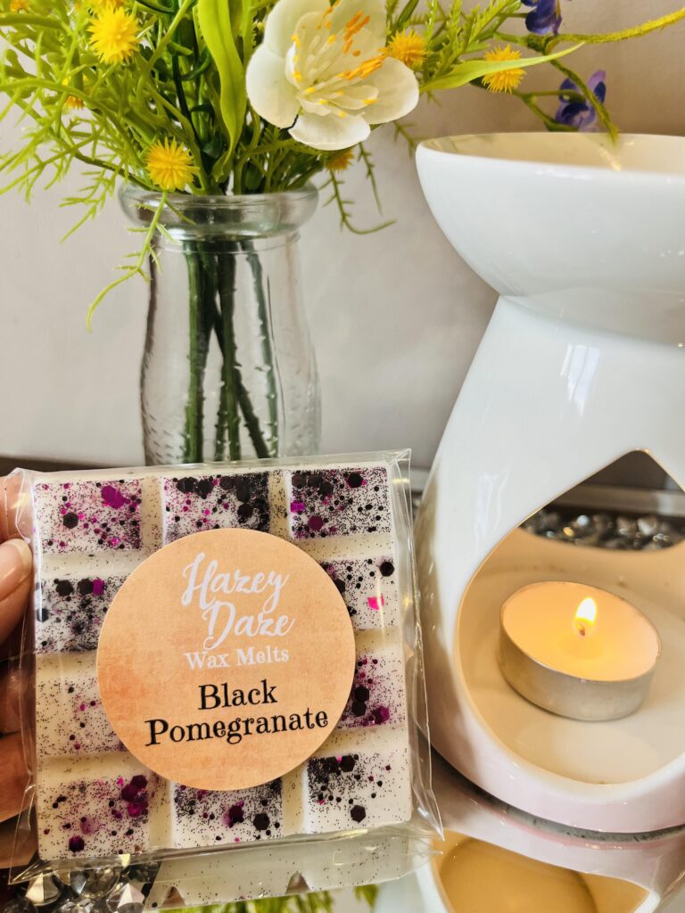 blak pomegranate wax melt